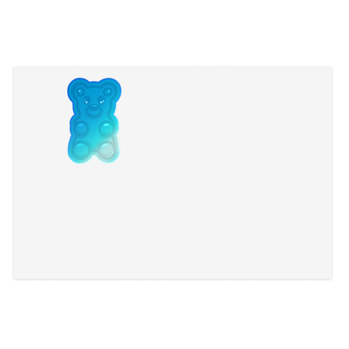 Gummy bear Sticker Teal